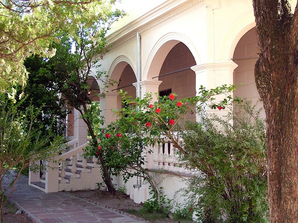 Fachada del museo Casa Quiroga
